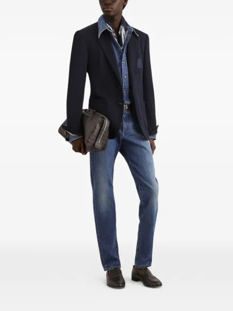 Dolce & Gabbana Portofino single-breasted jersey jacket