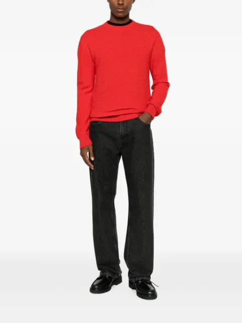 Moncler textured cashmere & wool jumper