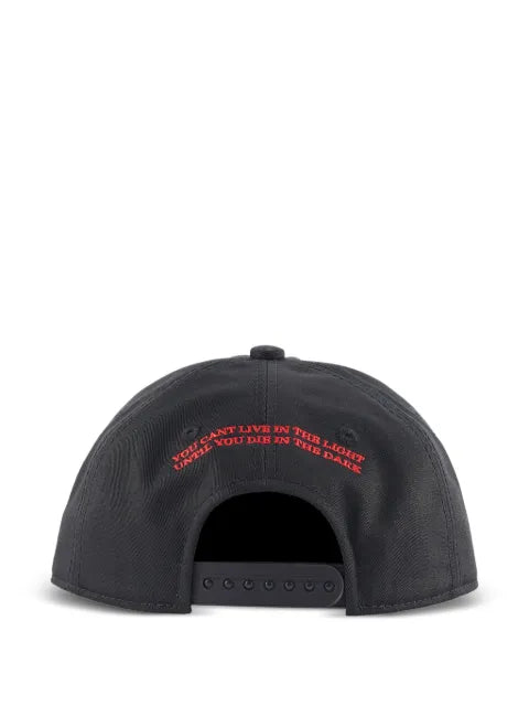 SAINT MXXXXXX embroidered baseball cap with geradem peak