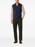 Hackett London reversible knitted waistcoat