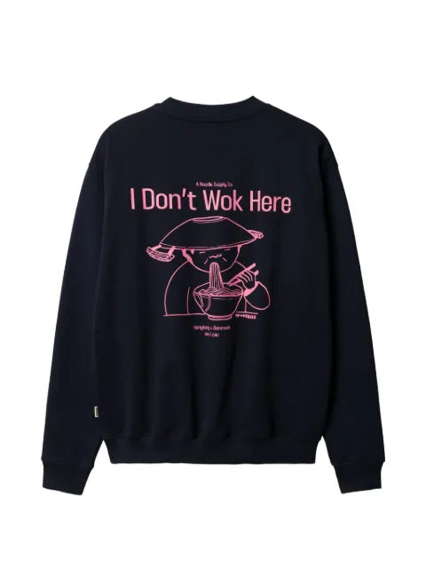 Woodbird Cane Wok graphic-print sweater