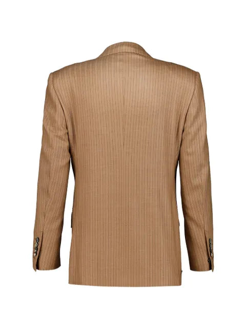 TOM FORD stripe-print double-breasted jacket
