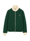 AMI Paris Zipped cotton sweatshirt with Ami de Coeur