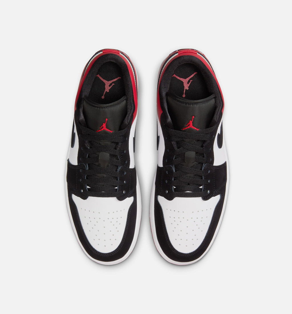 Air Jordan 1 Low SE Men's Lifestyle Shoe - White / Varsity Red / Black