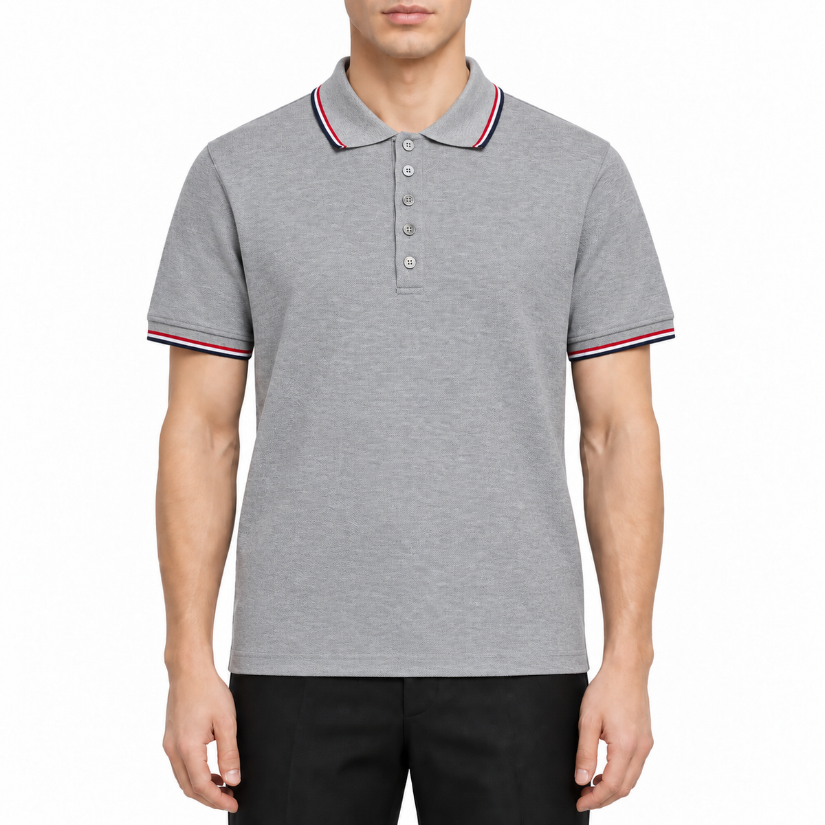 Classic Four-Bar Wool T-Shirt | Thom Browne