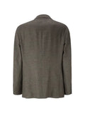 Brunello Cucinelli  check-pattern long-sleeve blazer