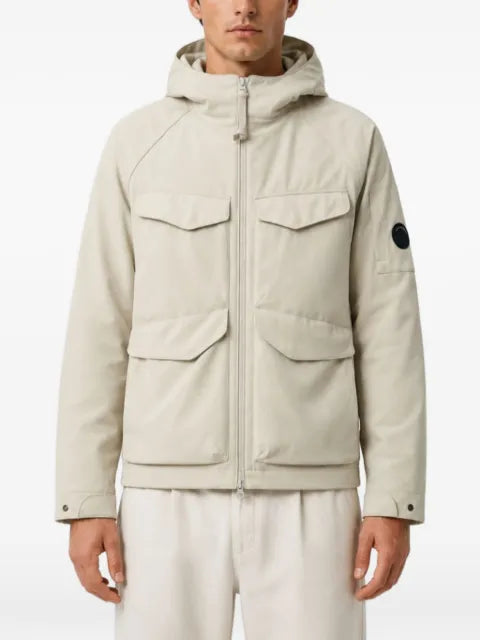 C.P. Company zip-fastening hooded jacket