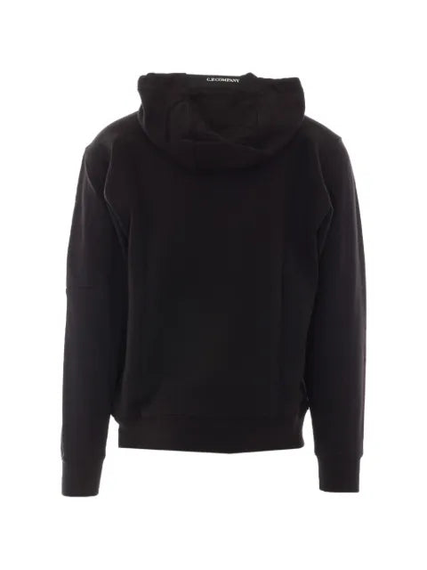 C.P. Company logo-patch kangaroo-pocket hoodie