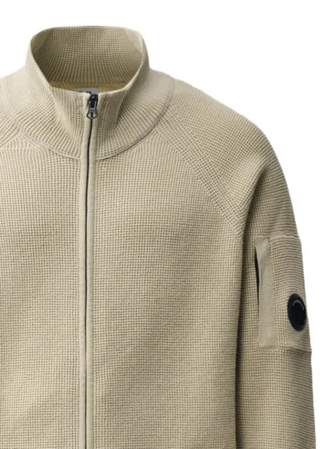 C.P. Company zip-up Lens-detail sweater