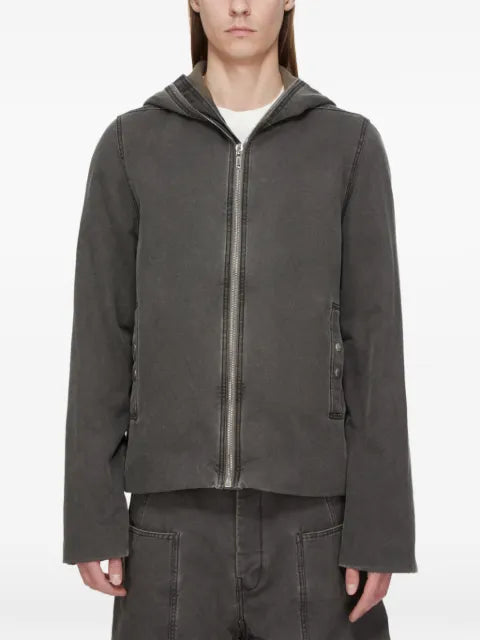 Rick Owens DRKSHDW Gimp zip-up hooded jacket