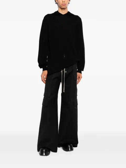 Rick Owens knit hoodie