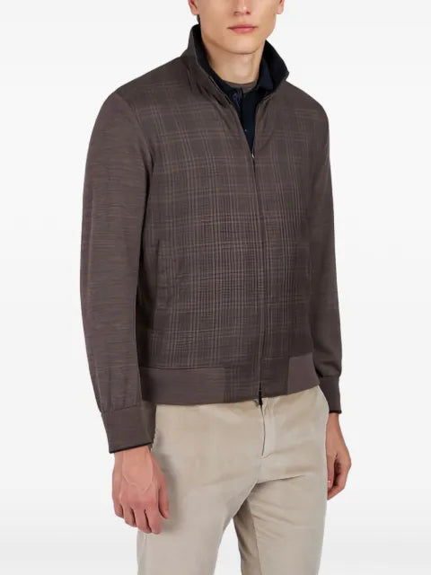 Paul & Shark checked wool lightweight jacket