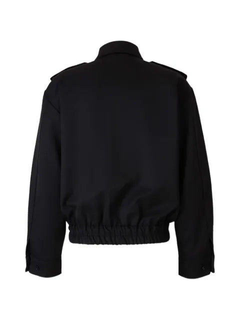 RHUDE logo-embroidered wool jacket
