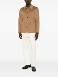 AMARANTO  button-up patch-pocket jacket