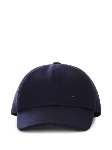 Kiton cashmere baseball cap with Logo
