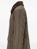 Maison Margiela fleece-collar hunting jacket