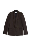 Maison Margiela minimal-collar blazer