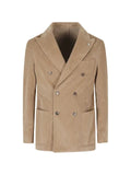l.b.m. double-breasted corduroy blazer