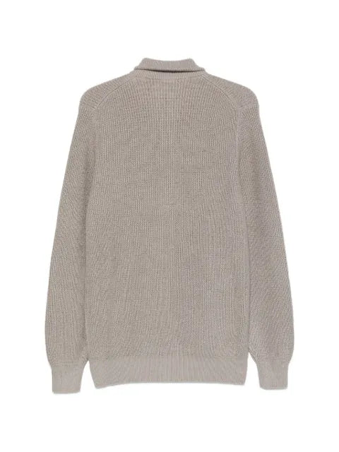 Brunello Cucinelli ribbed-knit zip-up cardigan