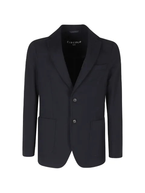 Circolo 1901 fleece notch-lapel cotton blazer