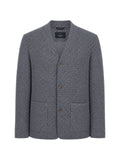 Tombolini textured-knit button-up blazer