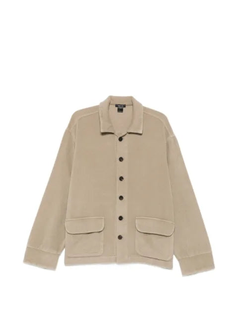 Avant Toi button-up flap-pocket jacket