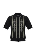 AMIRI embroidered short-sleeve cardigan