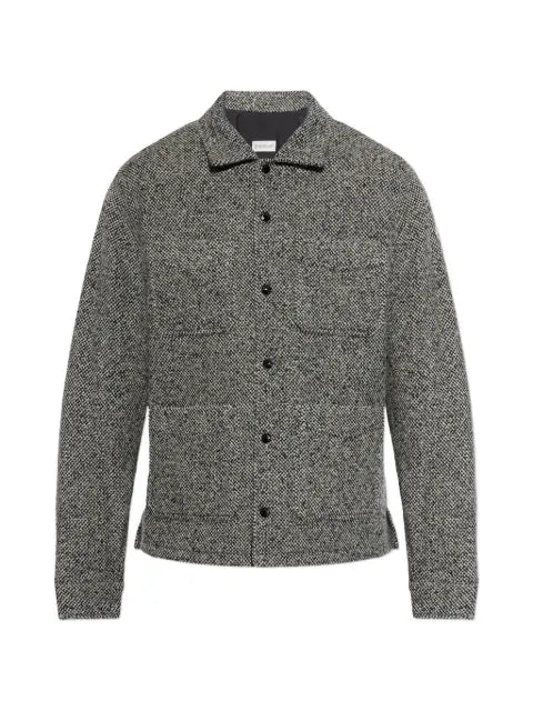 Moncler button-up pocket-detail shirt jacket