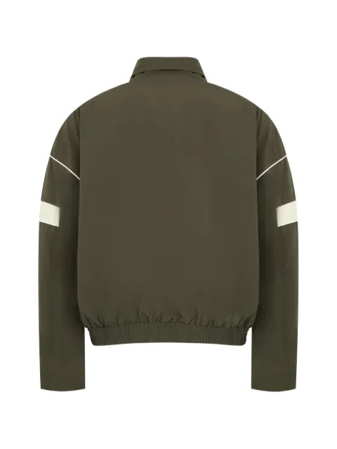 Nahmias logo-print panelled jacket