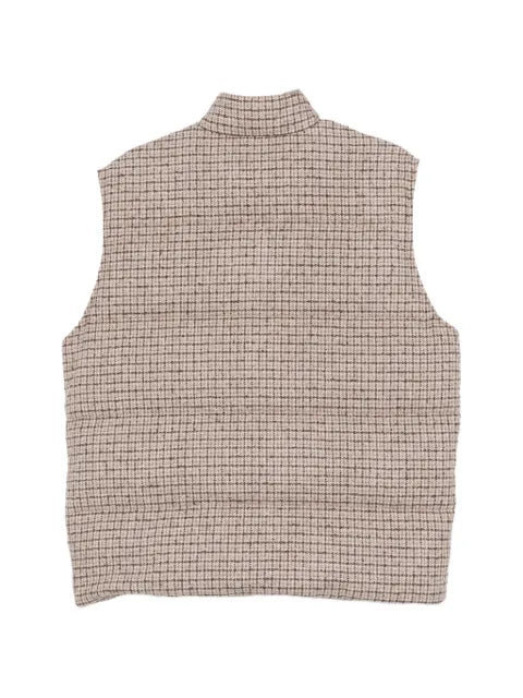 Eleventy check padded gilet