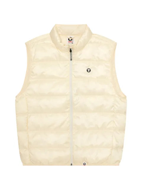 AAPE BY *A BATHING APE® quilted logo-patch gilet