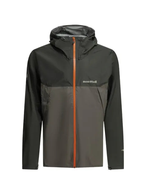 Montbell hooded two-tone coat