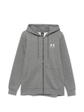 Under Armour logo-print zip-up hoodie