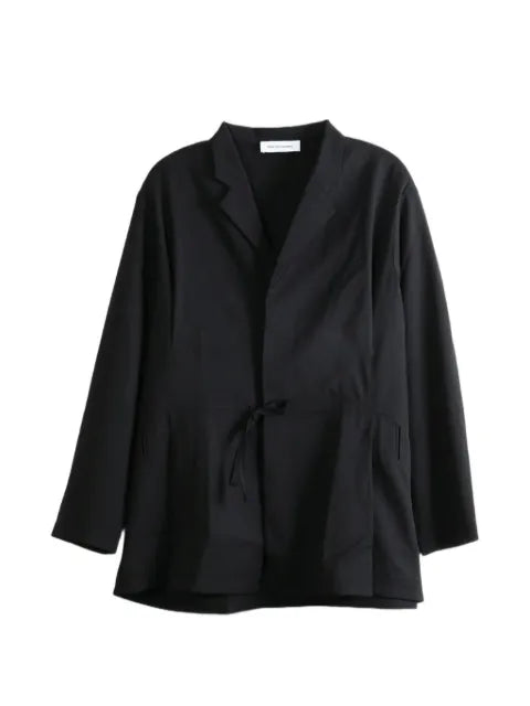 Kiko Kostadinov drawstring-waist notched-lapels jacket