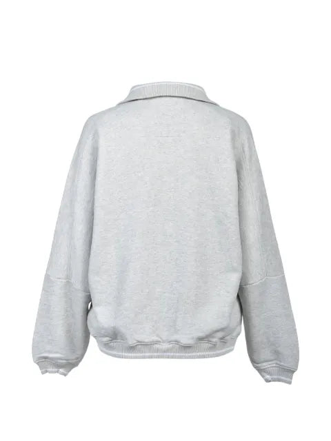 Napa By Martine Rose graphic-print half-zip sweater