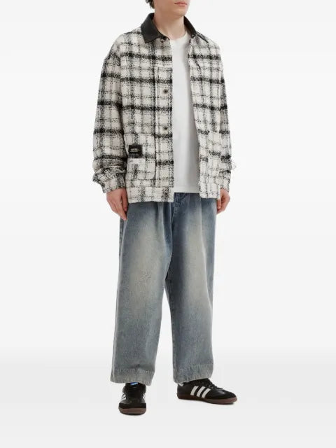 Musium Div. check-pattern jacket