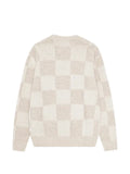 Les Deux check-knit sweater