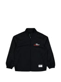 Neighborhood logo-print zip-up jacket