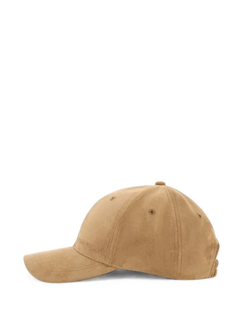 Boggi Milano baseball cap in fabric in suede effect