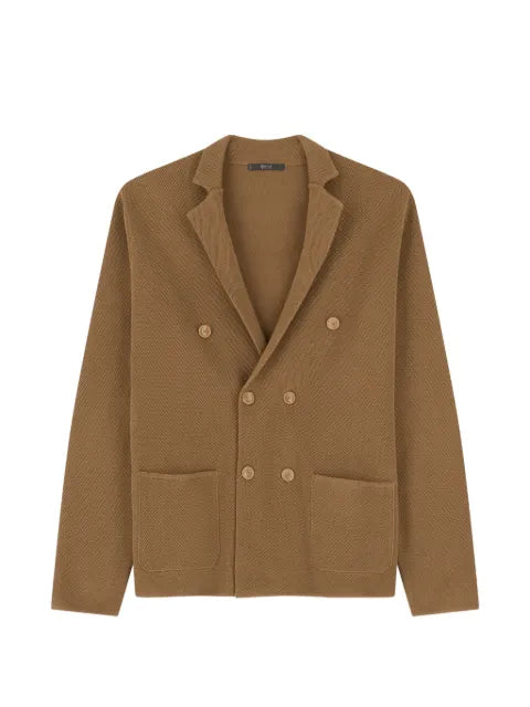 Boggi Milano double-breasted blazer in extrafine merino wool
