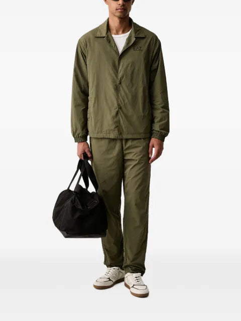 Ea7 Emporio Armani logo-print jacket