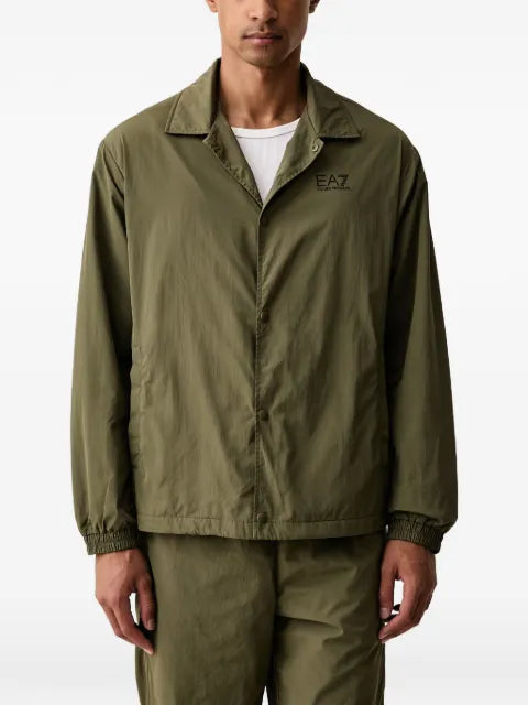 Ea7 Emporio Armani logo-print jacket