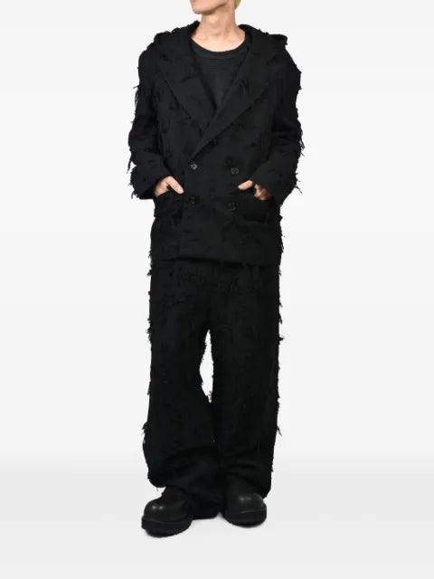 FILTH Boro Jacquard double-breasted jacket