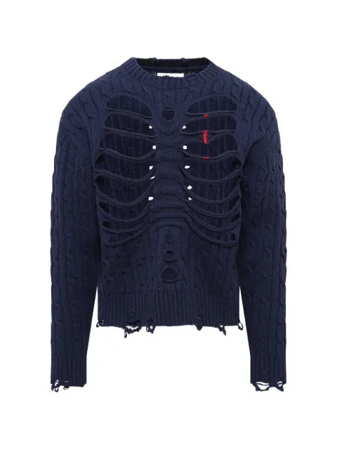 Doublet cable-knit sweater