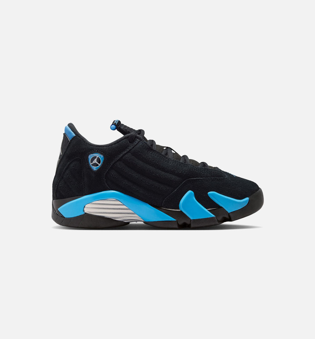 Air Jordan 14 Retro Black University Blue Grade School Sneakers