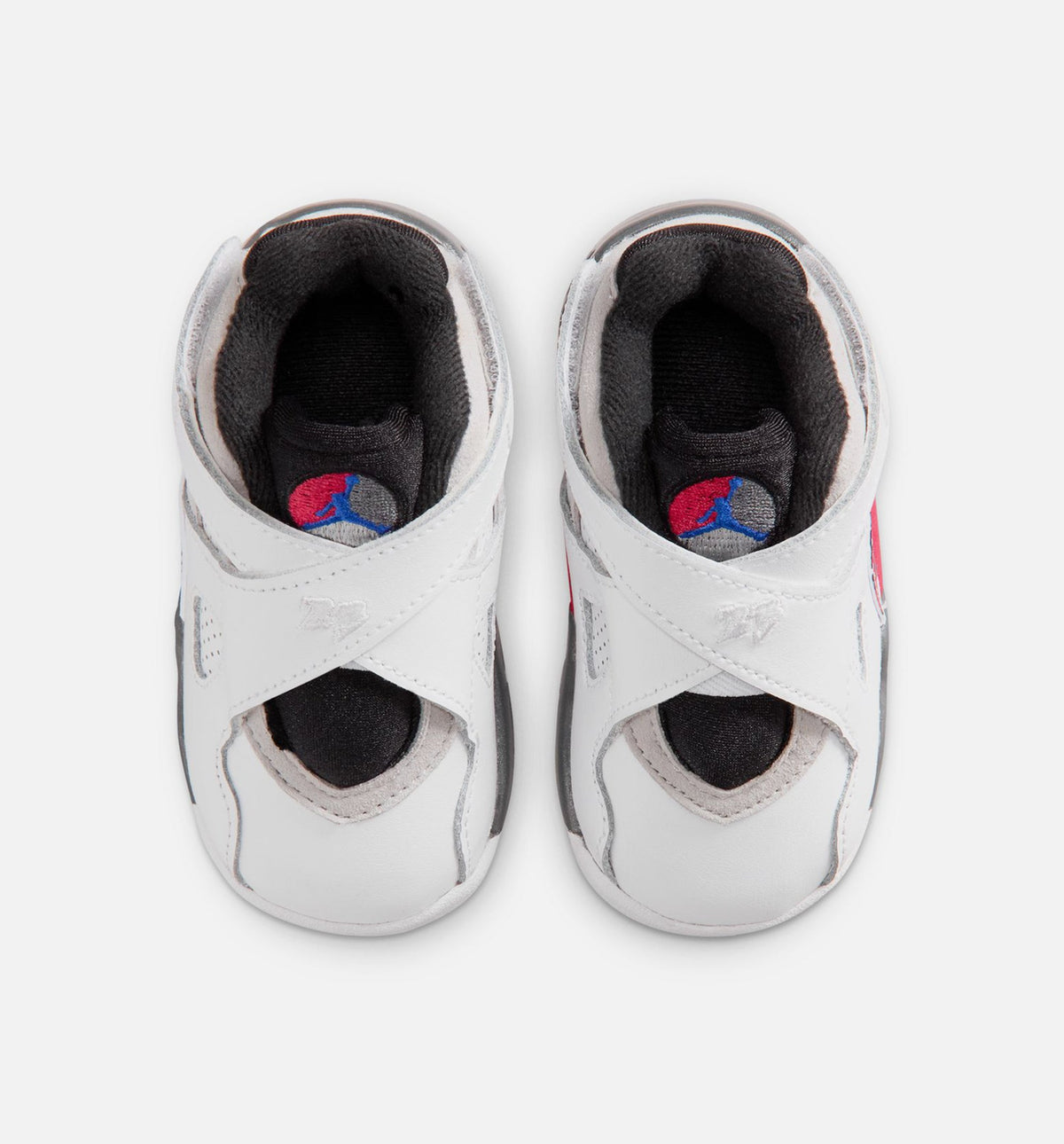 Air Jordan 8 Retro White and True Red Infant & Toddler Sneakers