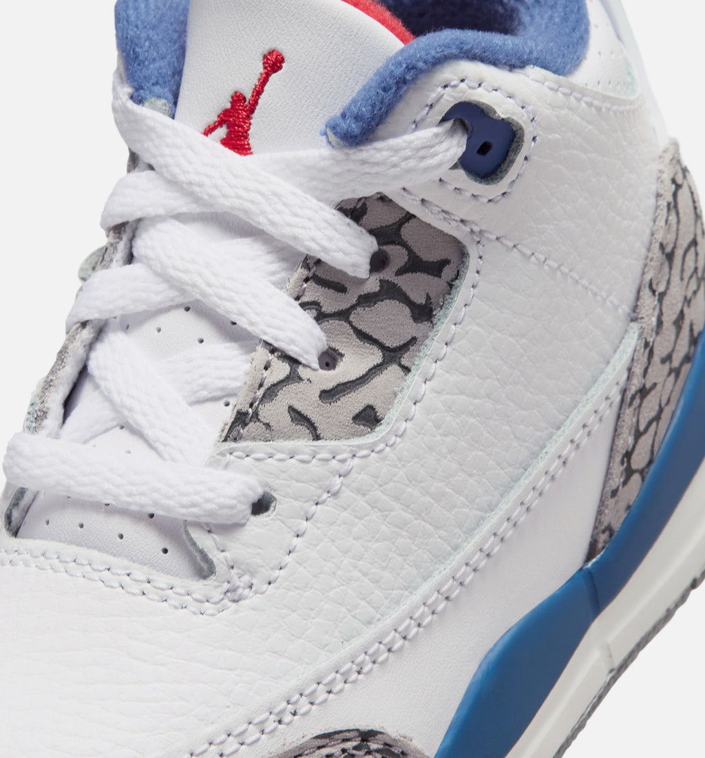 Air Jordan 3 Retro OG True Blue Infant & Toddler Sneakers