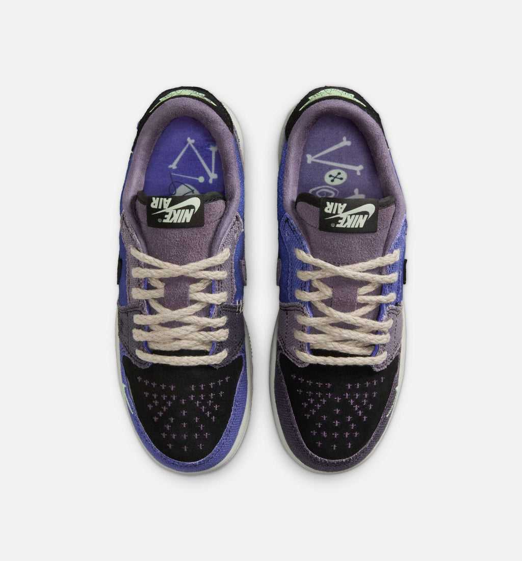 Air Jordan 1 Low OG Grade School Lifestyle Shoes - Regency Purple Dark Raisin