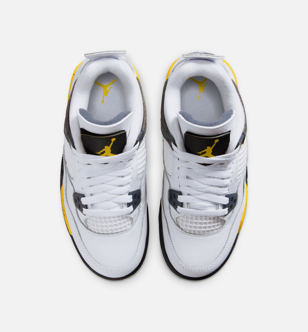 Air Jordan 4 Retro Rare Air Tour Yellow Grade School Sneakers
