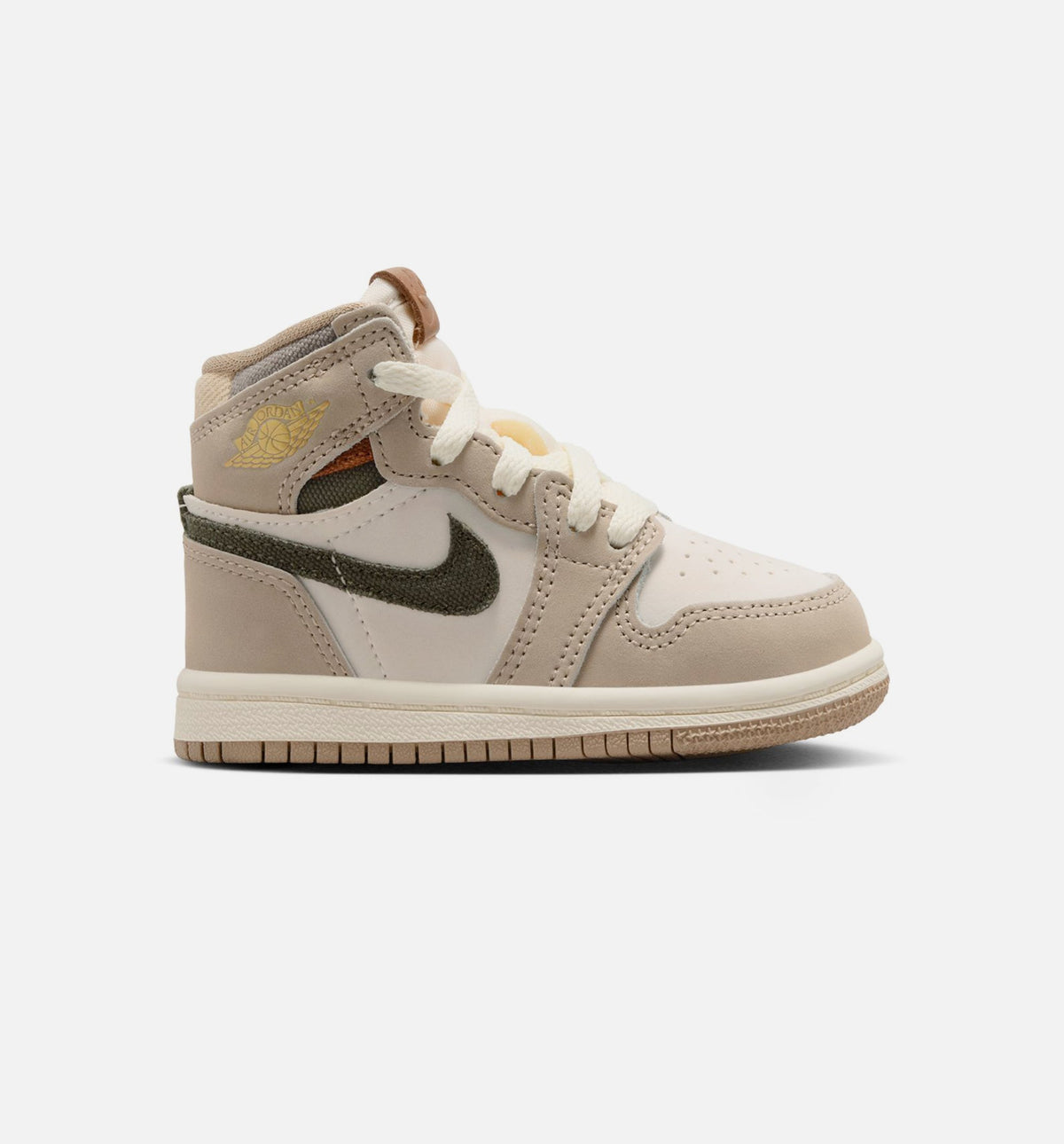 Air Jordan 1 Retro High OG Khaki Infant & Toddler Sneakers